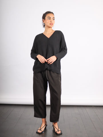 Drawstring Pant in Black by Planet-Idlewild