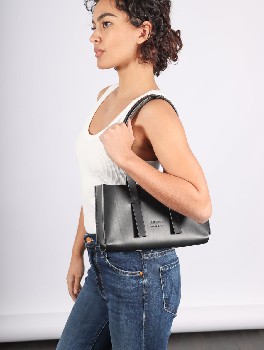 Orizzontale Shoulder Bag in Black by Arrhe Studio-Idlewild