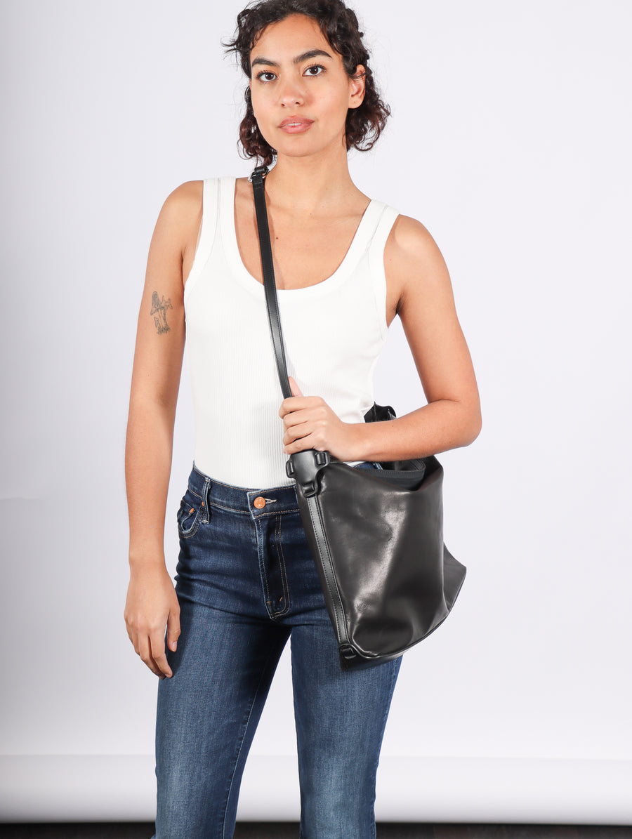 Soft Slouch Bag in Black by 10.03.53-Idlewild