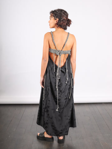 Crochet Dress in Black by Serien°umerica-Idlewild