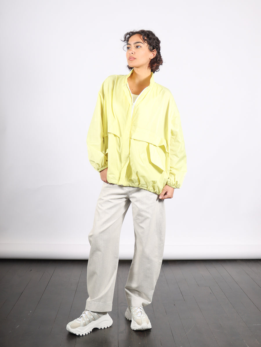 Nylon Chic Bomber in Citron by Planet-Idlewild