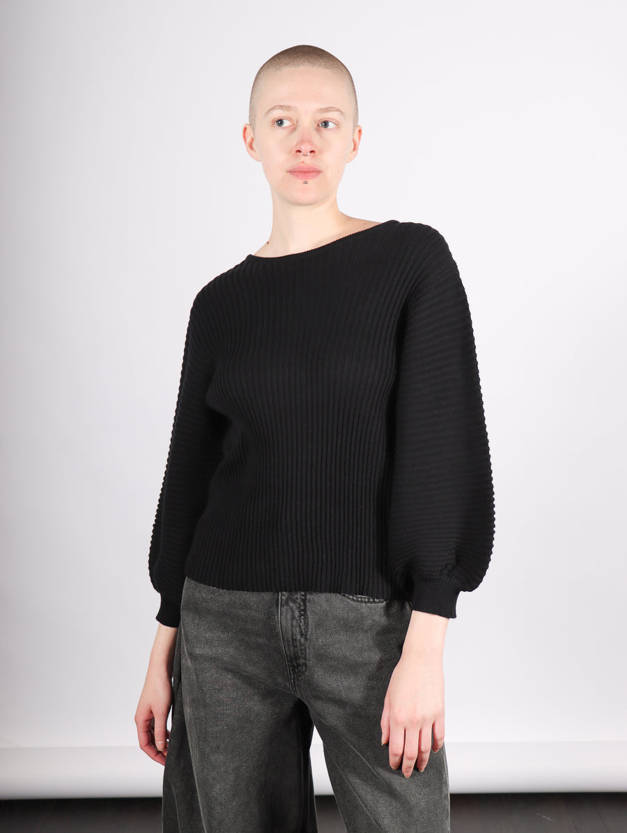 Cassia Blouse in Black by Kowtow-Idlewild