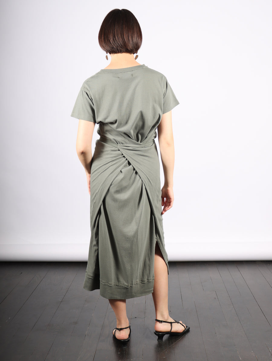 Wrap Dress Tee in Slate by Nicholas K-Idlewild