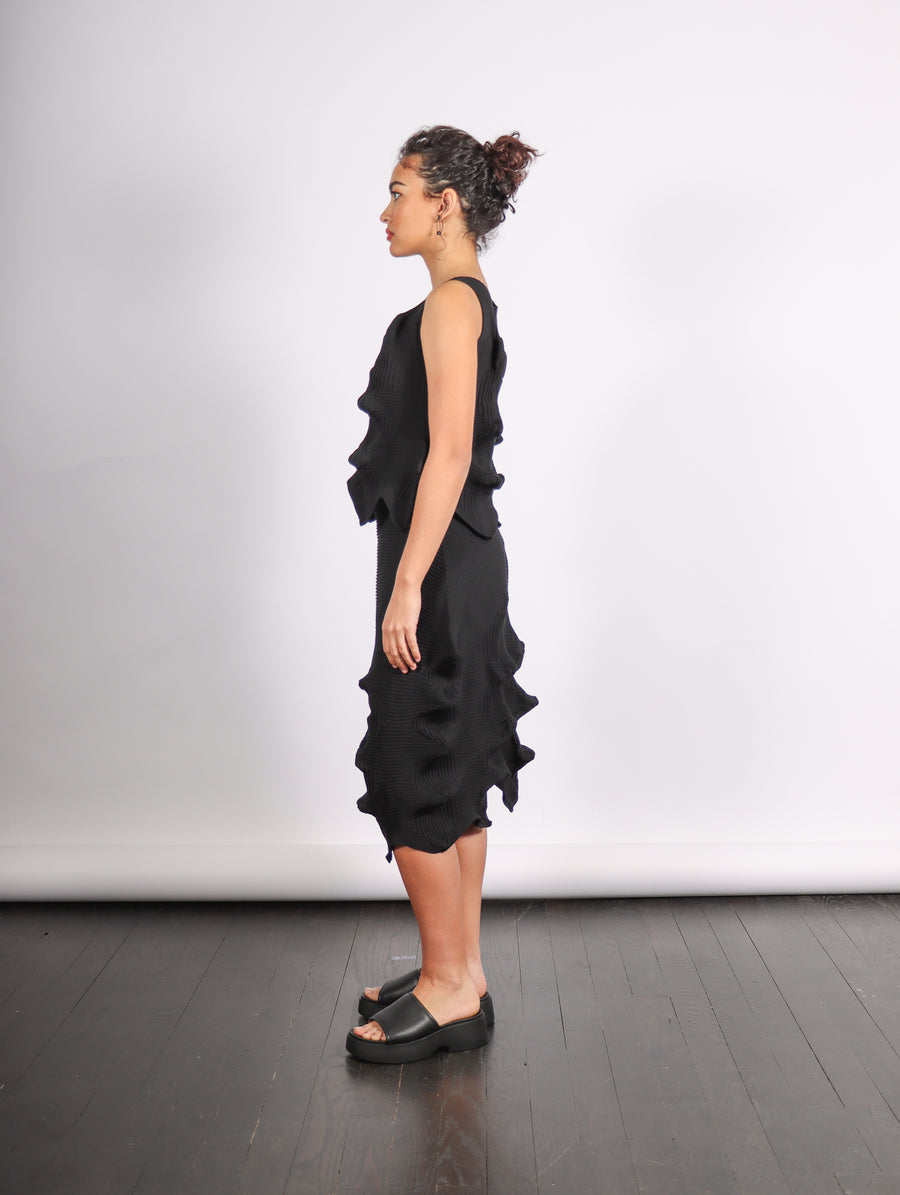 Linkage Skirt in Black by Issey Miyake-Idlewild