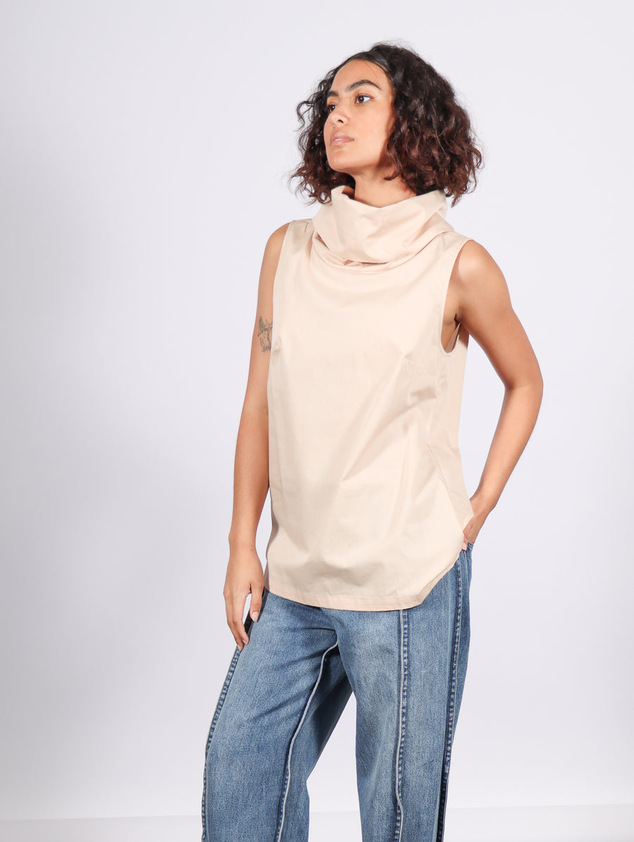 Marcy Sleeveless Top in Light Beige by Marcella-Idlewild
