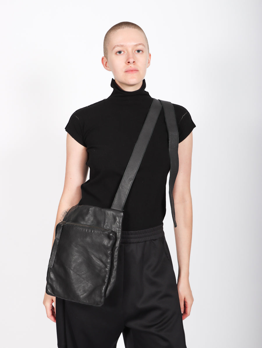 Double Zip Bag in Black by Serien°umerica-Idlewild
