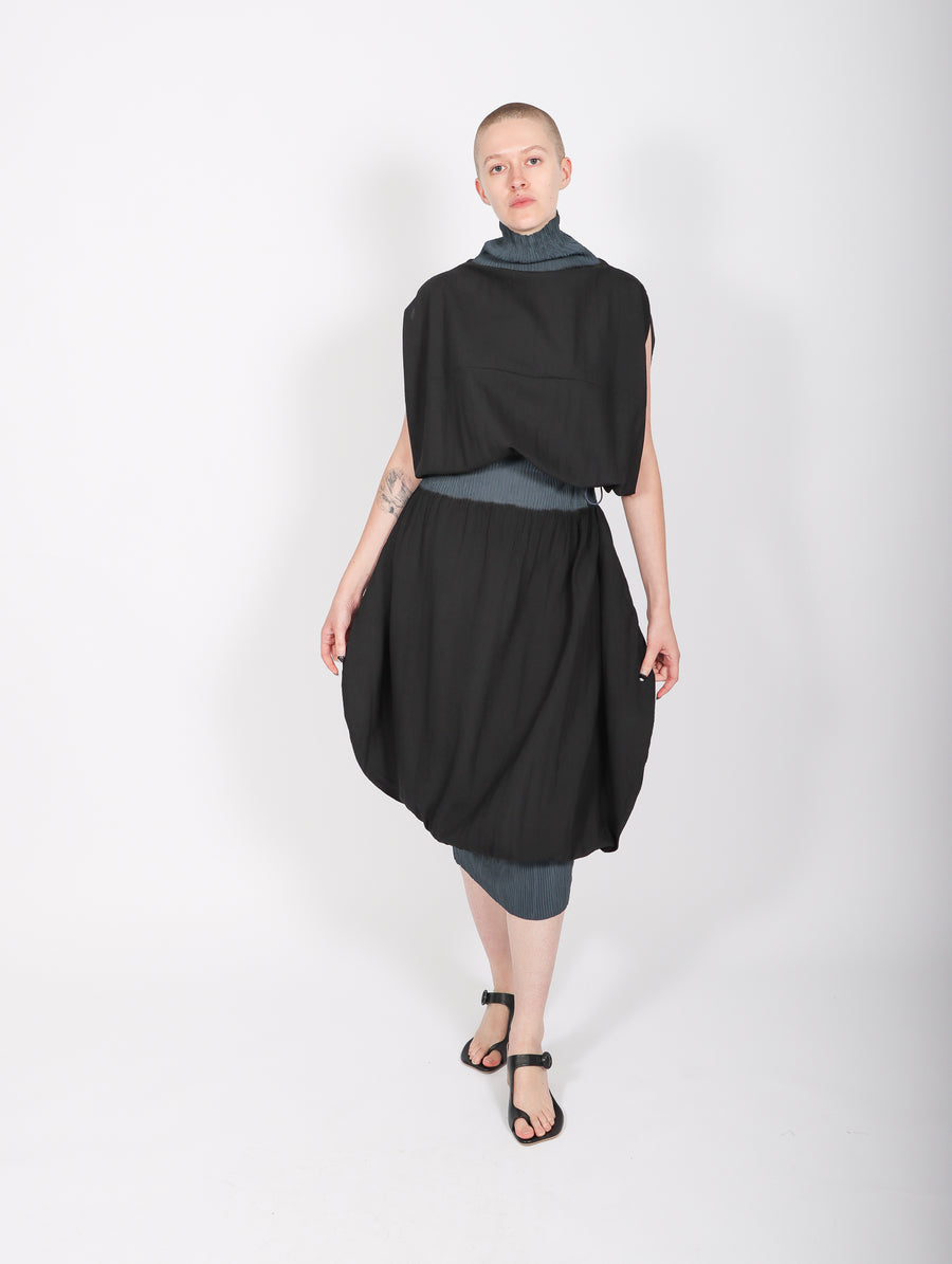 Midi Pods Dress in Black by Issey Miyake-Idlewild