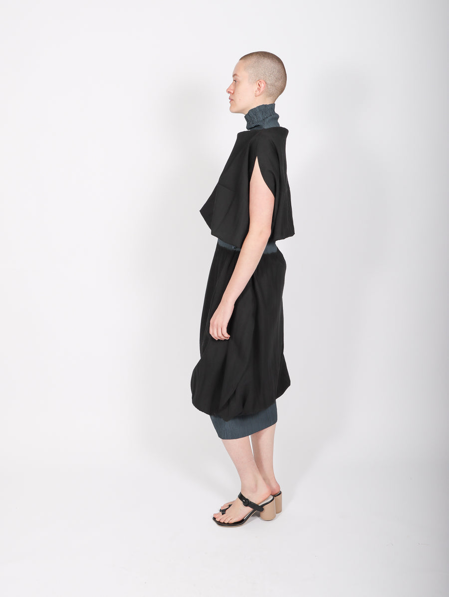 Midi Pods Dress in Black by Issey Miyake-Idlewild