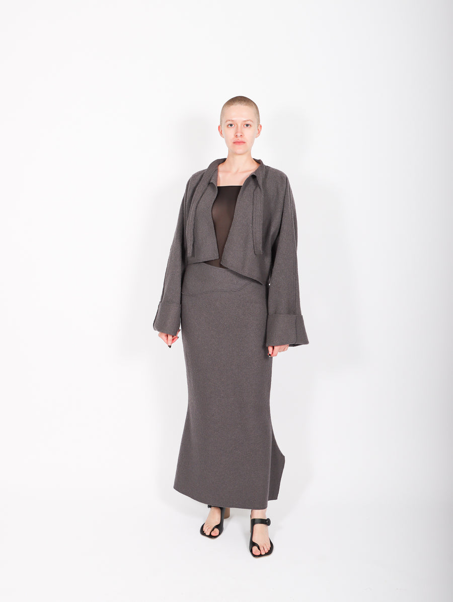Cog Skirt in Warm Grey by Grind and Glaze-Idlewild