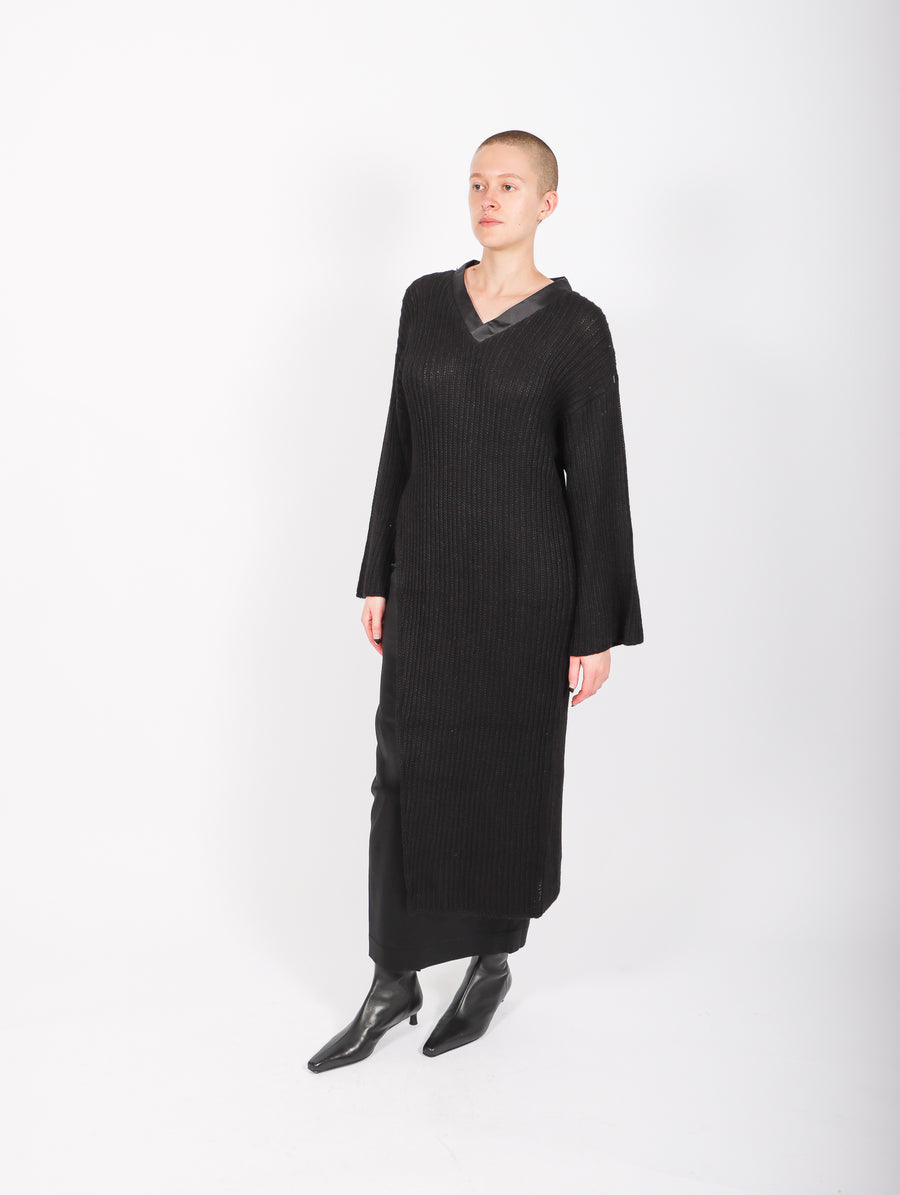 Phyllis Sweater Dress in Black by Delfina Balda-Idlewild