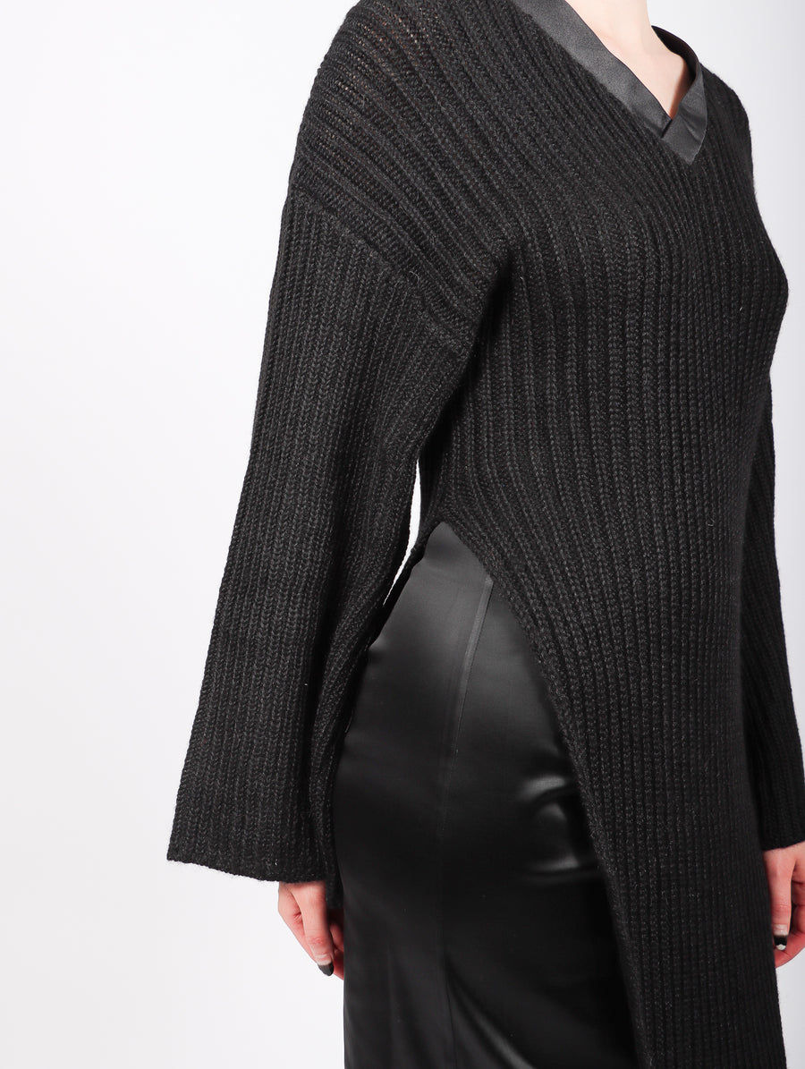 Phyllis Sweater Dress in Black by Delfina Balda-Idlewild