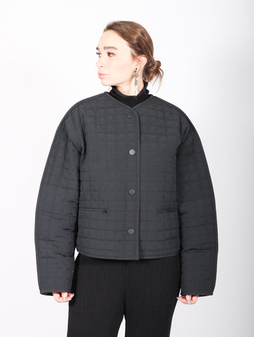 Hera Quilted Jacket in Black by Rodebjer-Idlewild