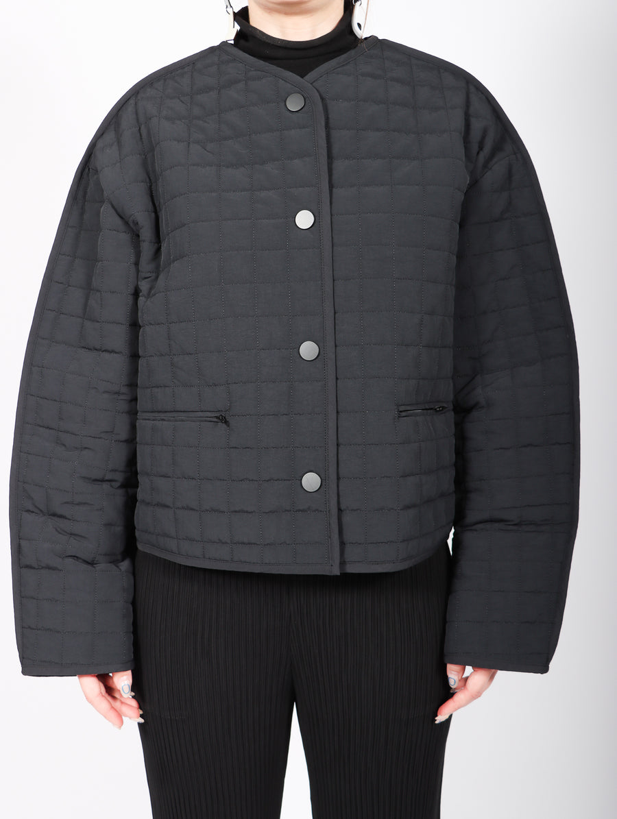 Hera Quilted Jacket in Black by Rodebjer-Idlewild