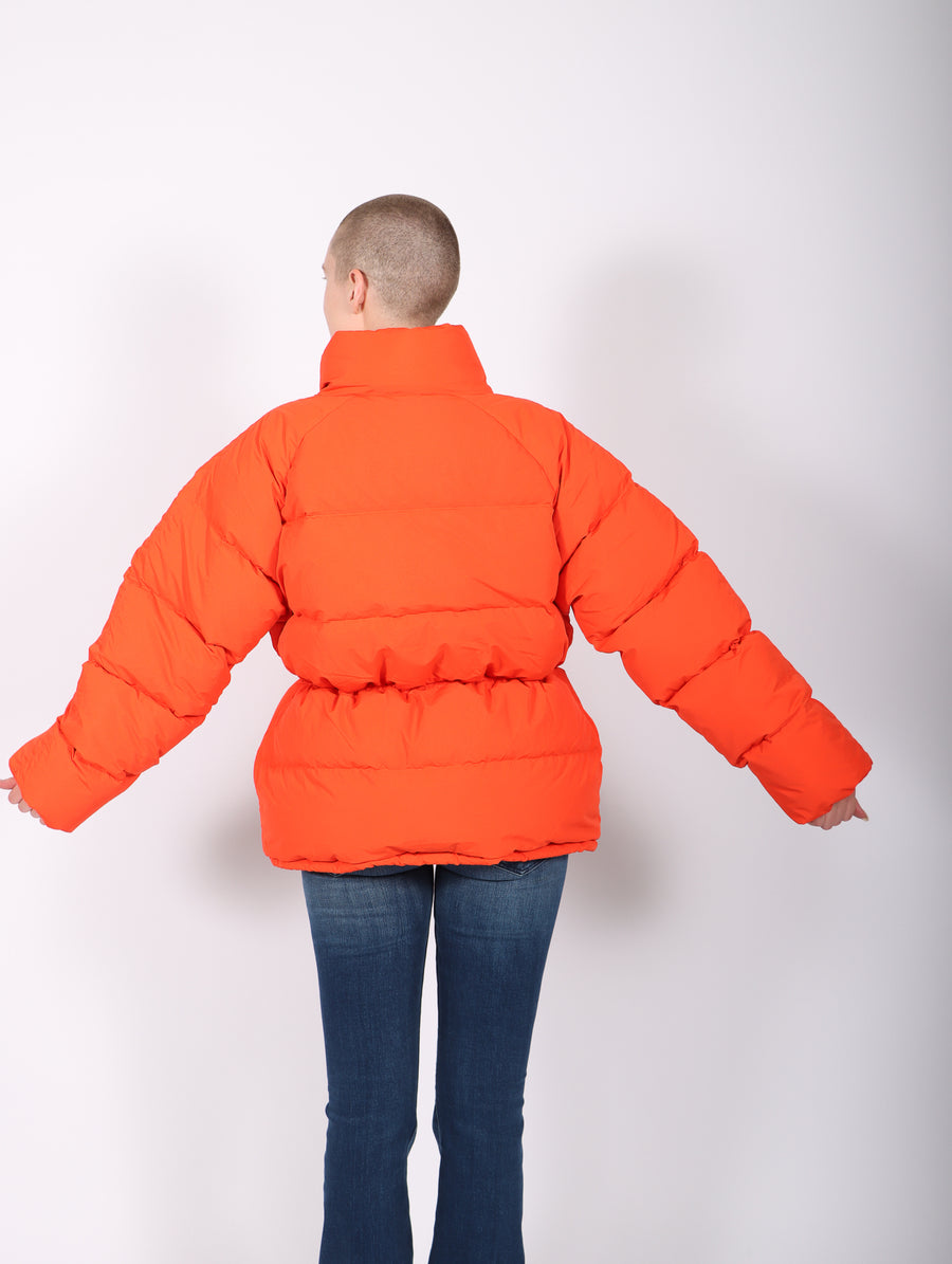 Moura Puffer Jacket in Cherry Tomato by Rodebjer-Idlewild