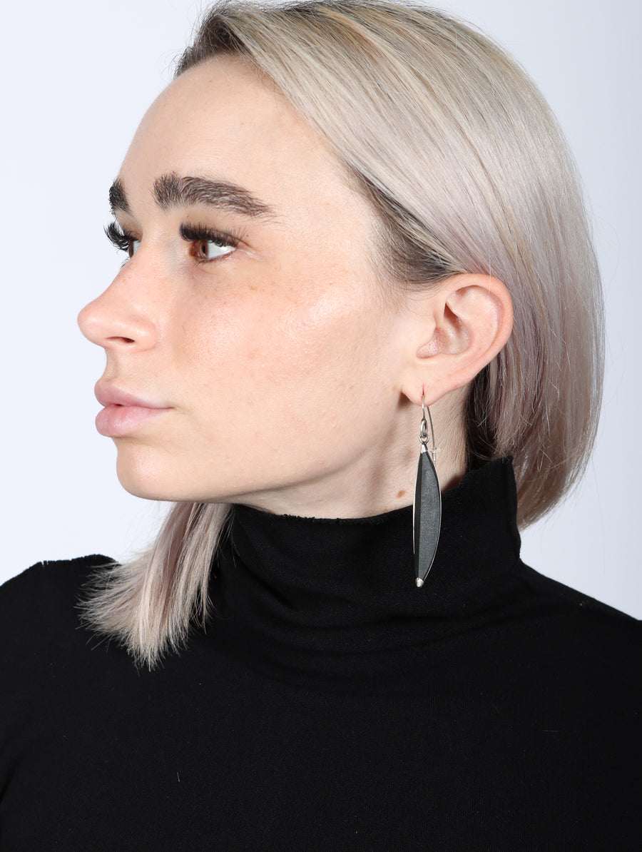 Faceted Earring 29 by Terri Logan-Idlewild