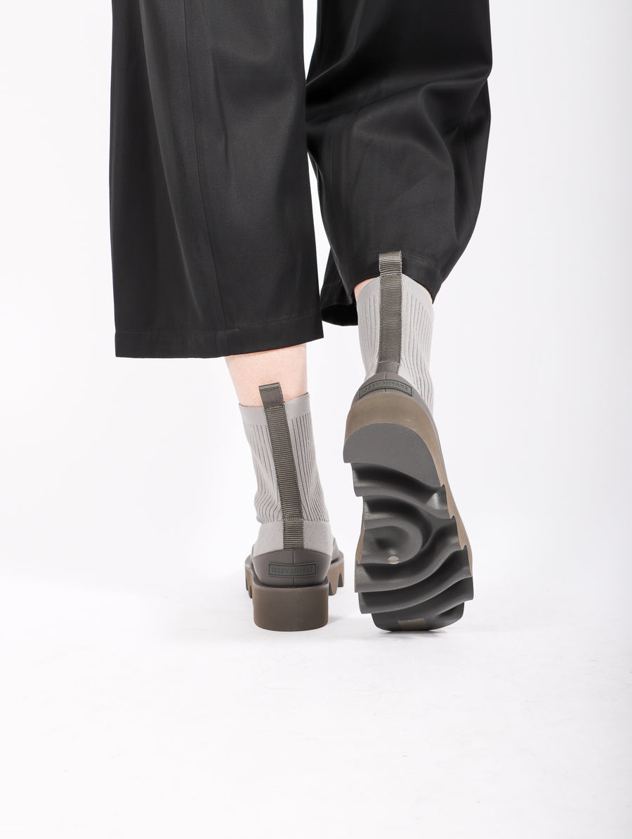 Bounce Boot in Grey by Issey Miyake x United Nude