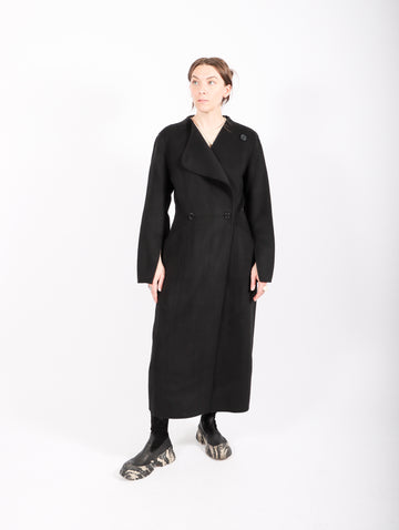 Sirrenas Wool Coat in Black by Malene Birger-Idlewild