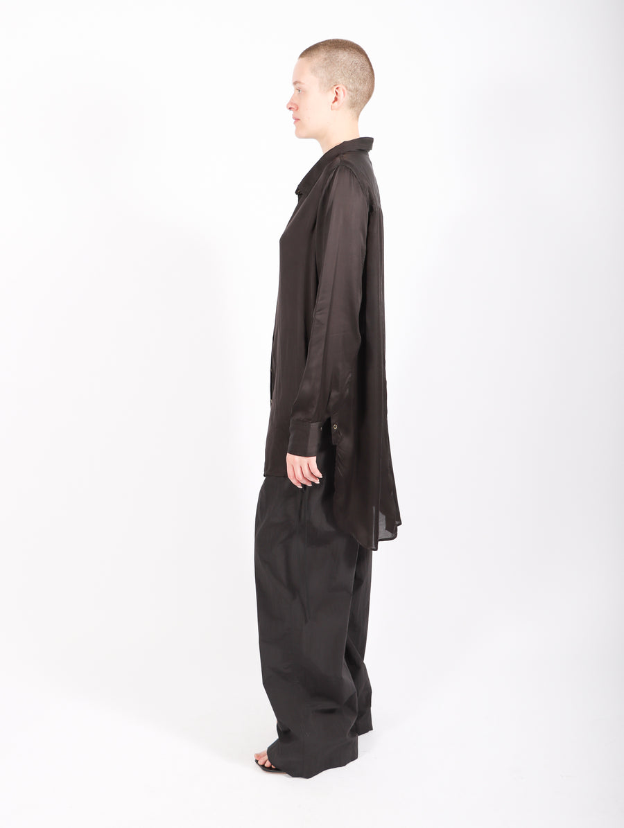 Willow Shirt Satin in Black by Nicholas K-Idlewild