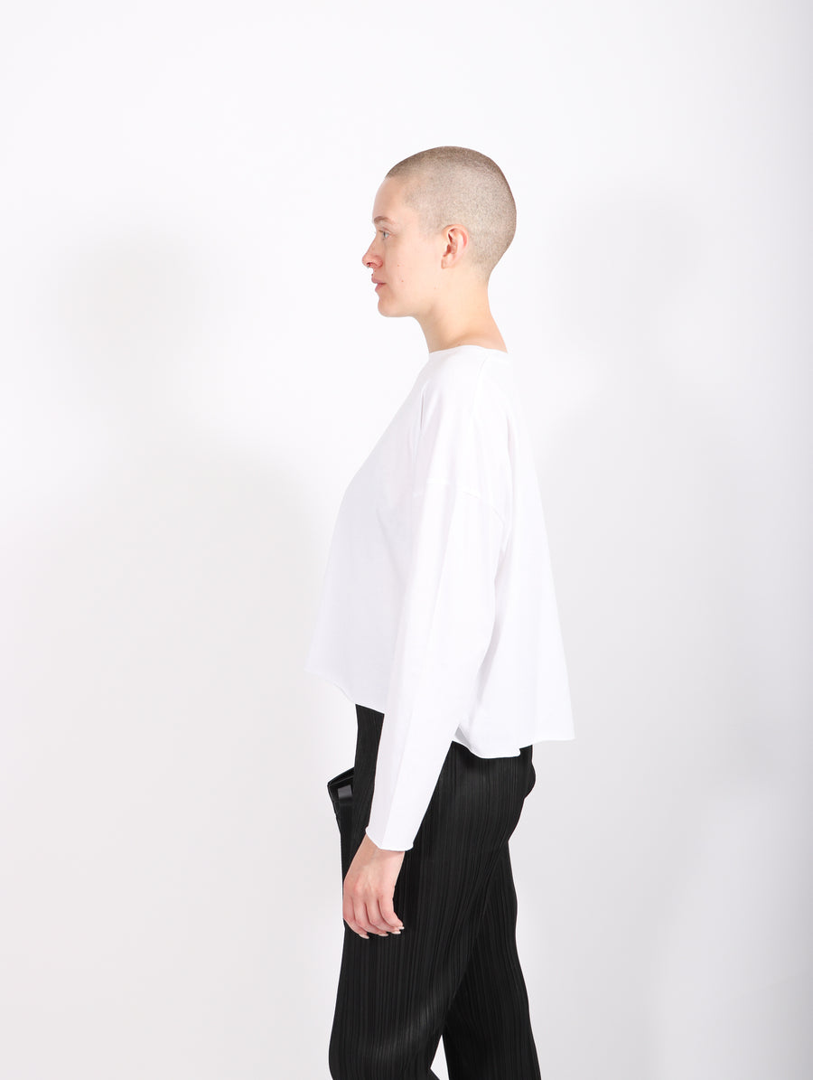 Mini Boxy Tee in White by Planet-Idlewild
