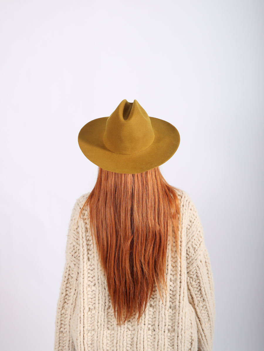 Ralph Wool Hat in Senape by Reinhard Plank-Idlewild