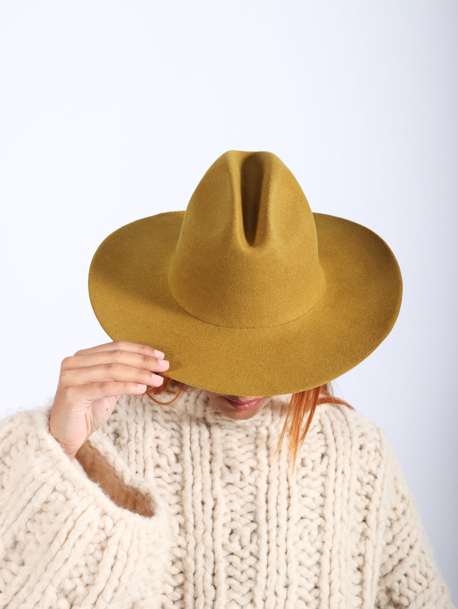 Ralph Wool Hat in Senape by Reinhard Plank-Idlewild