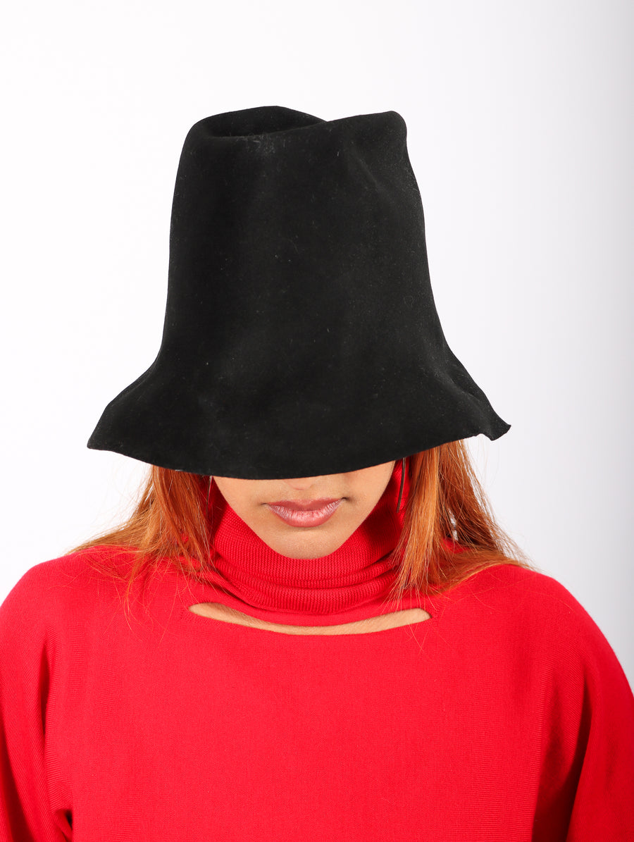 Artista Lapin Hat in Black by Reinhard Plank-Idlewild