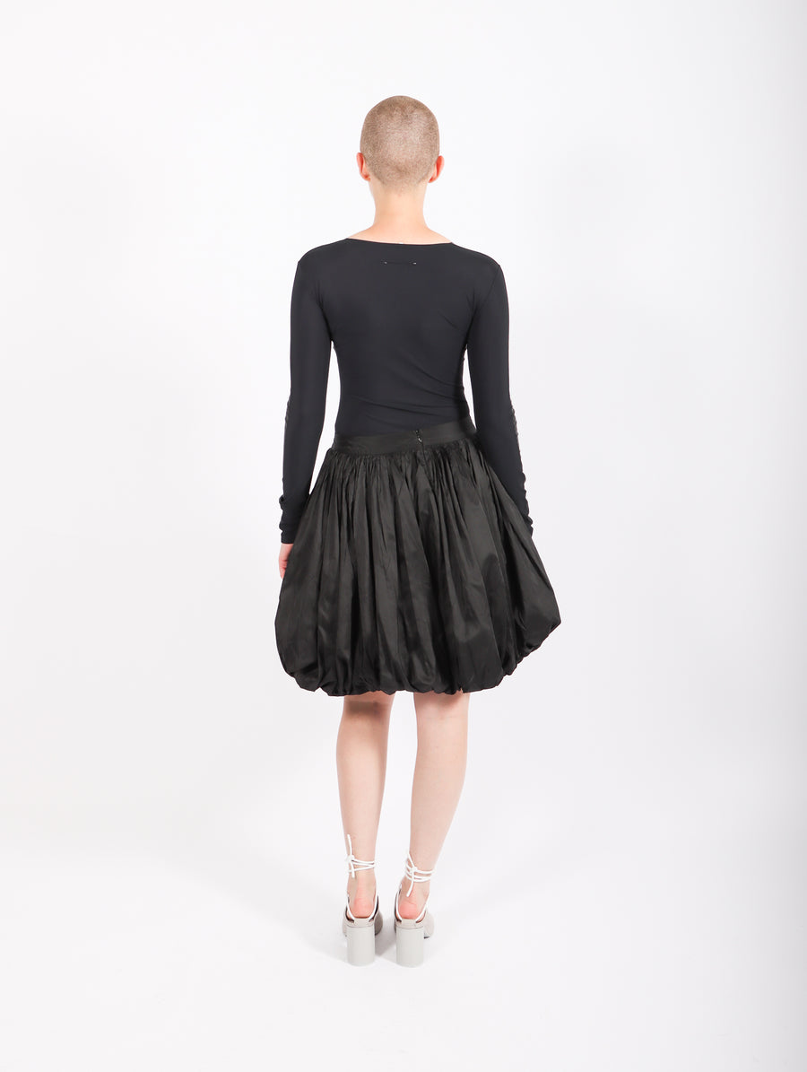 Ash Bubble Skirt in Black by Shwetambari-Idlewild