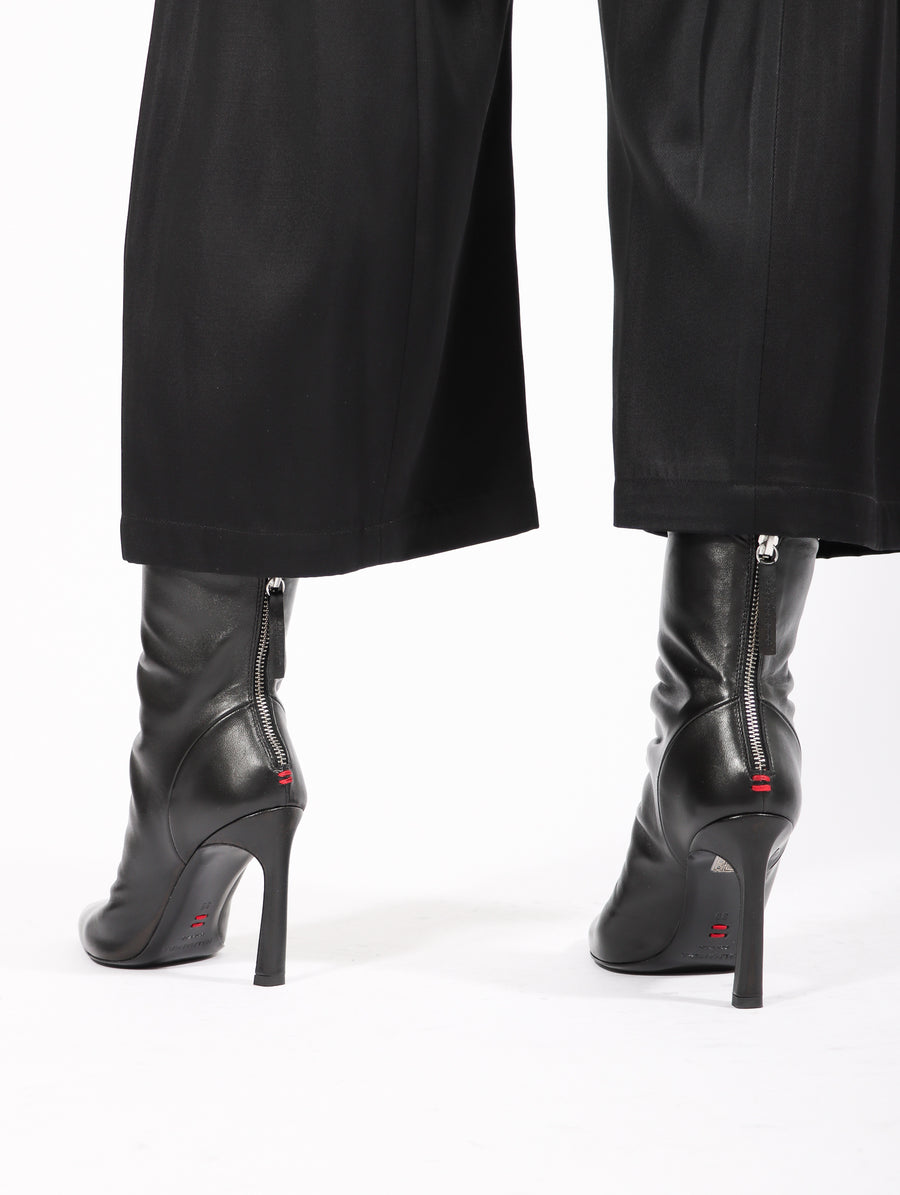 Veva 26 Boot Heel in Black by Halmanera-Idlewild