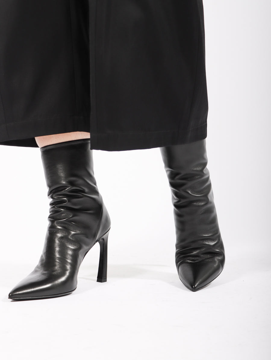 Veva 26 Boot Heel in Black by Halmanera-Idlewild
