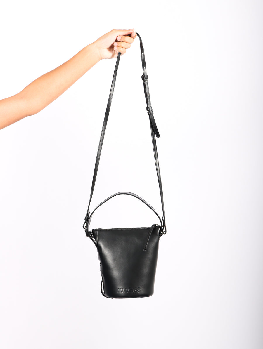 Mini Bucket Bag in Black by 10.03.53-Idlewild