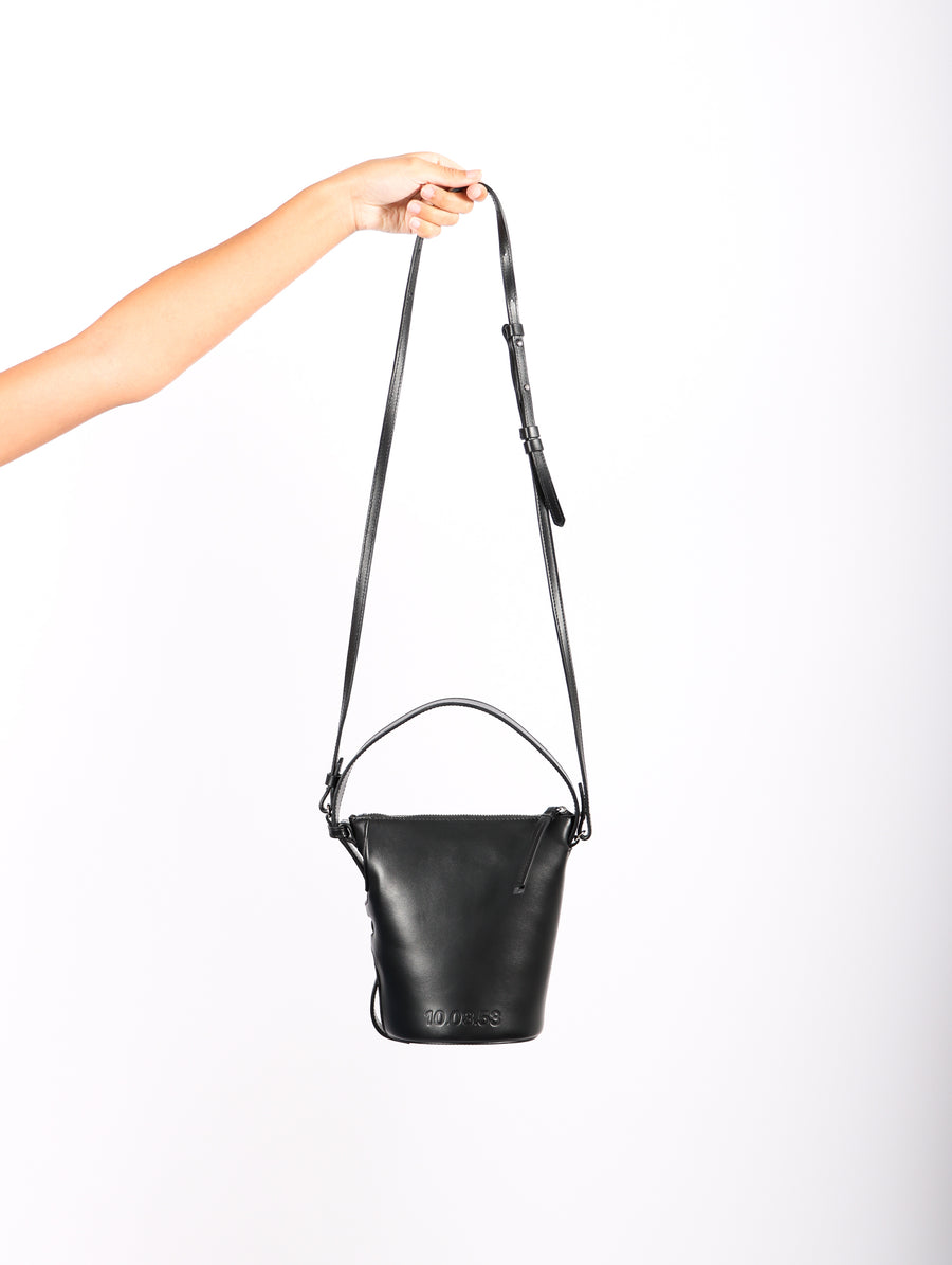 Mini Bucket Bag in Black by 10.03.53-Idlewild