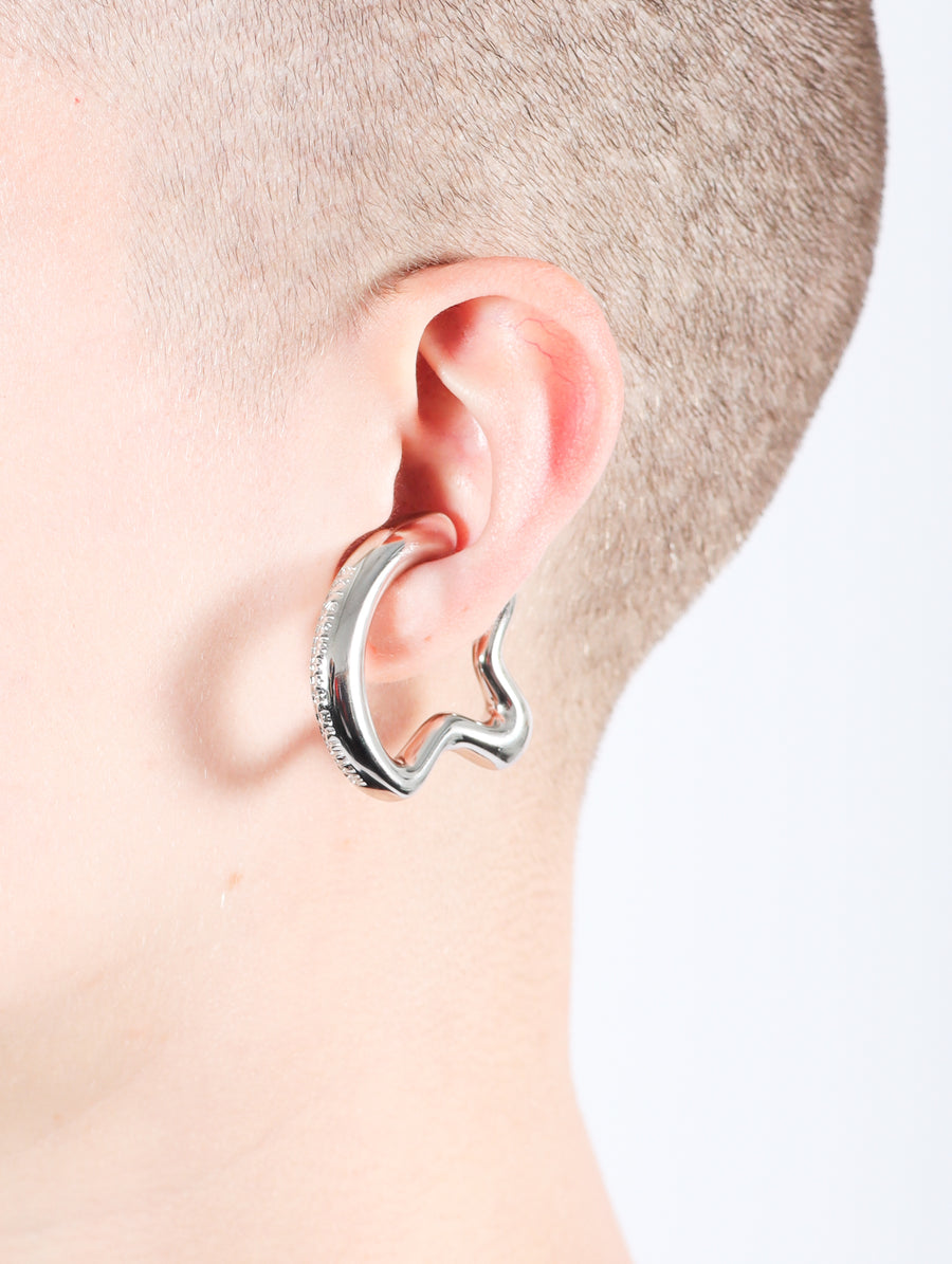 Ear Cuff in White Brass by Melitta Baumeister-Idlewild