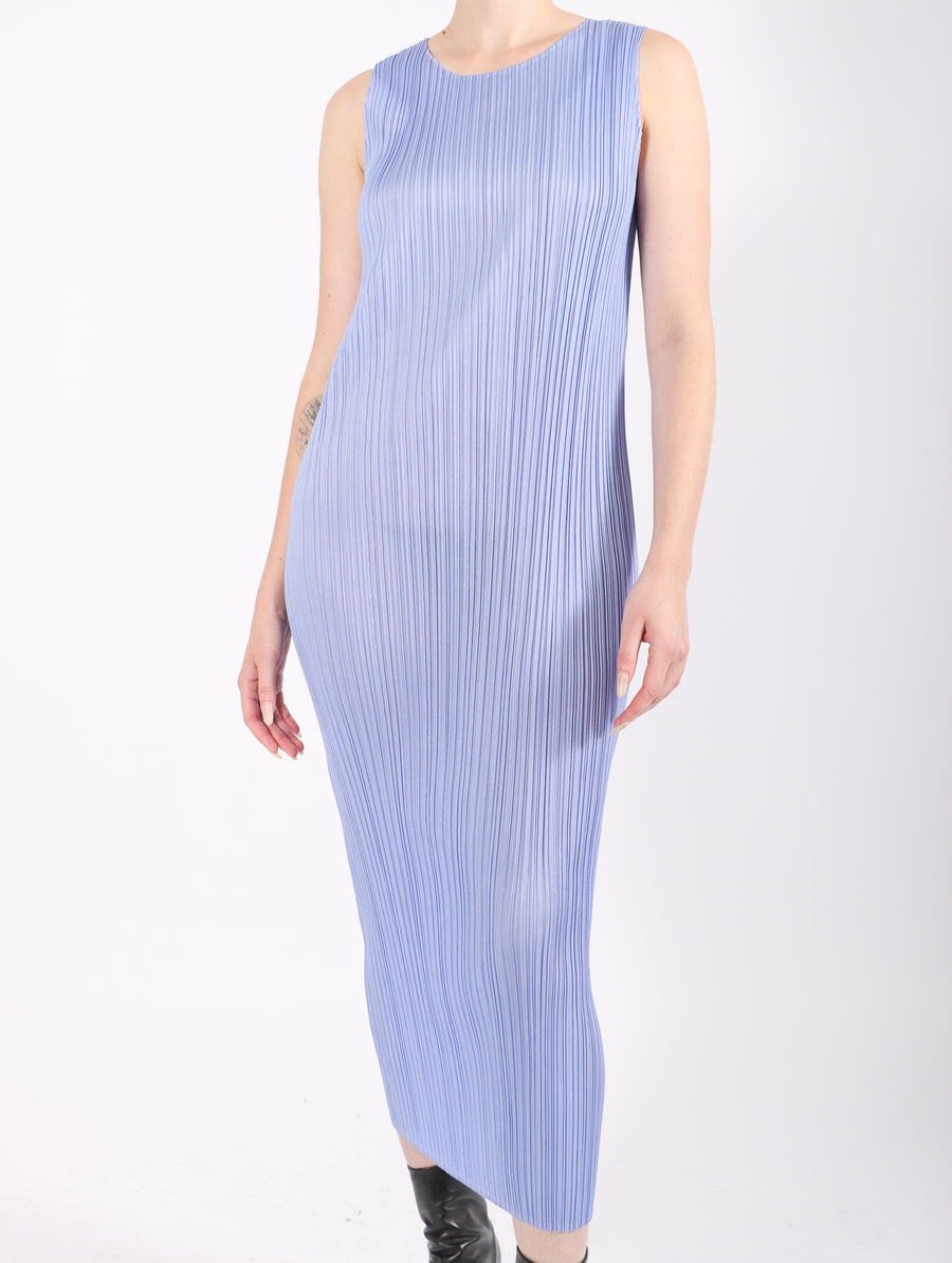 New Colorful Basics 3 Dress in Light Blue by Pleats Please Issey Miyake-Idlewild