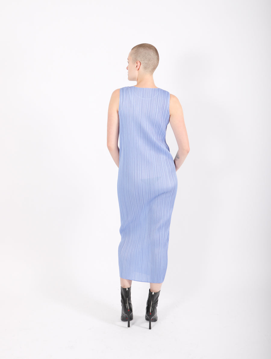 New Colorful Basics 3 Dress in Light Blue by Pleats Please Issey Miyake-Idlewild