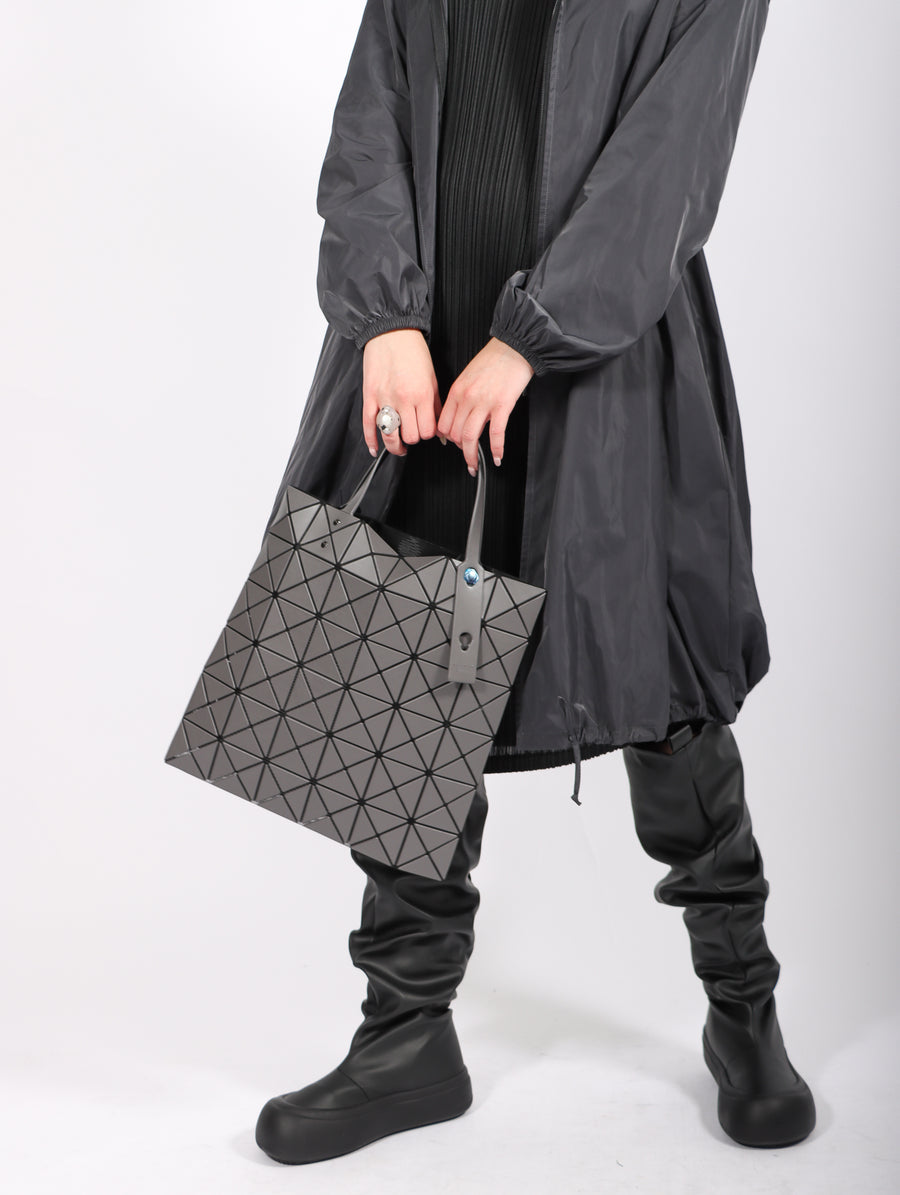 Lucent Matte Tote Bag in Charcoal Gray by Bao Bao Issey Miyake-Idlewild