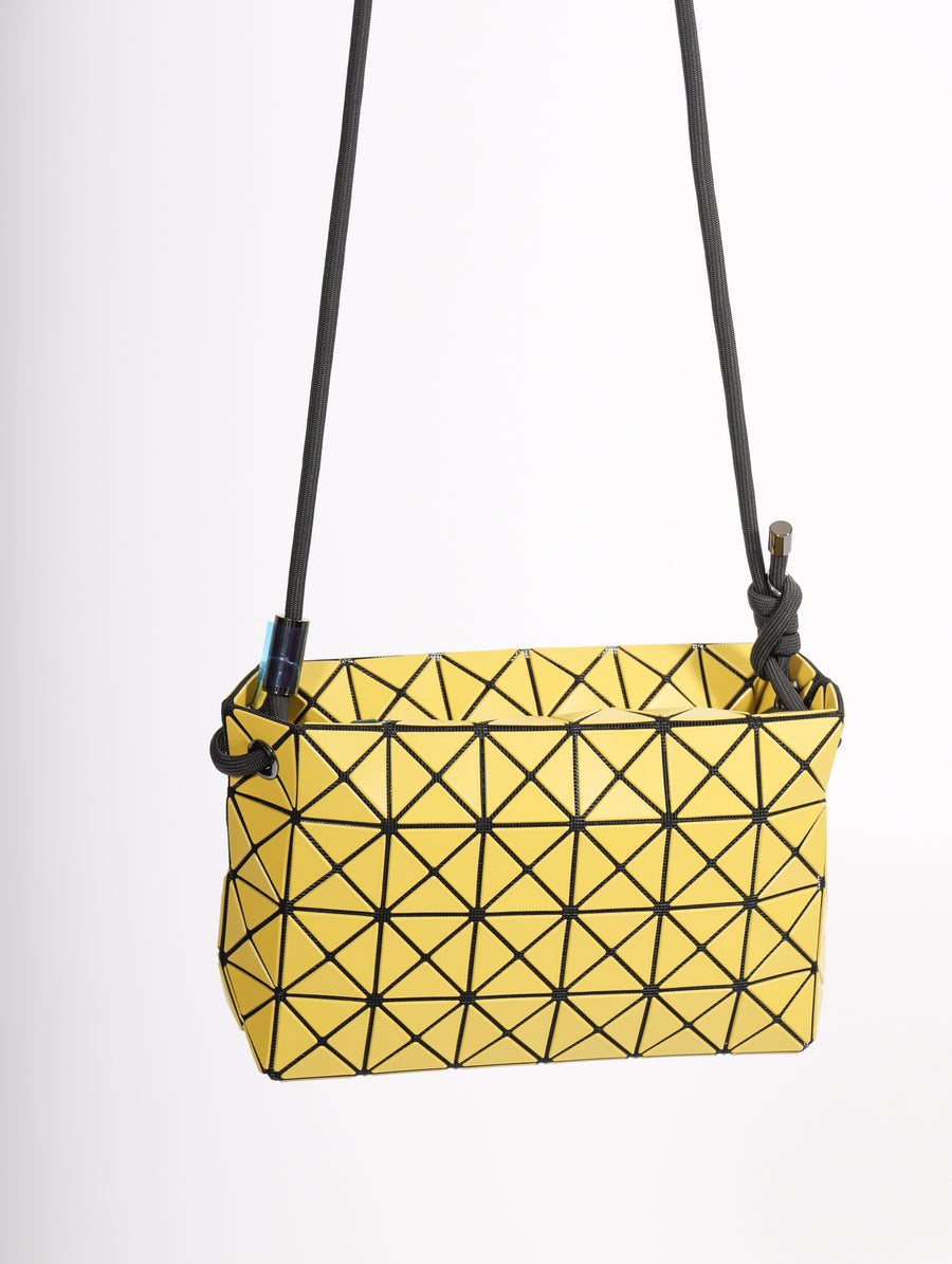 Loop Matte Shoulder Bag in Yellow by Bao Bao Issey Miyake