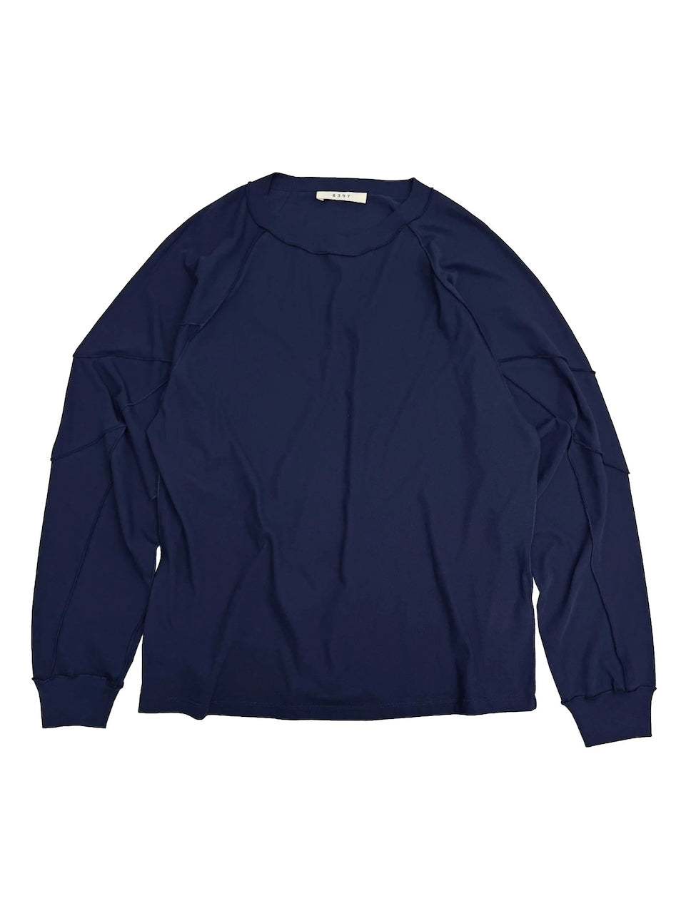 Inside Out L/S Raglan Top in Bordeaux by 6397-Tops-6397-Idlewild