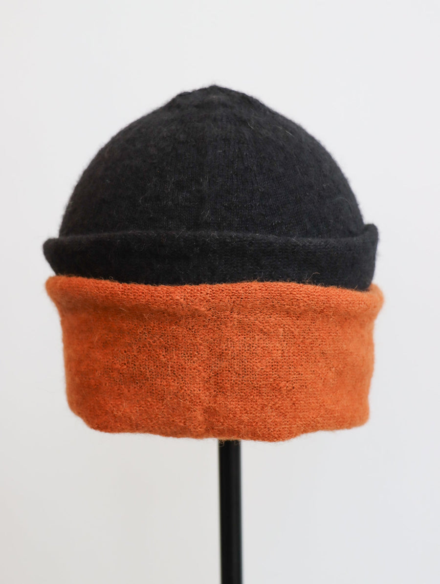 Interplay Beanie in Black-Hued by Issey Miyake