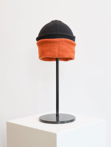 Interplay Beanie in Black-Hued by Issey Miyake-Issey Miyake-Idlewild