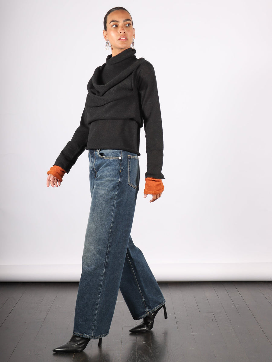 Interplay Top in Black-Hued by Issey Miyake-Issey Miyake-Idlewild