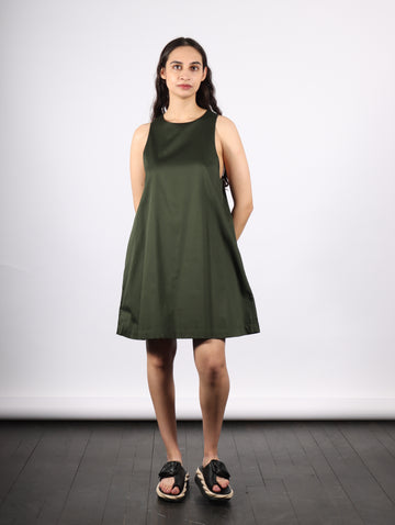 Joe Mini Dress in Forest Green by Shwetambari-Shwetambari-Idlewild