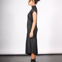June Monthly Colors Top in Black by Pleats Please Issey Miyake 