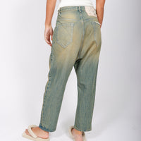 Kaori5 Drop Crotch Pants in Dirty Wash Denim by Novemb3r