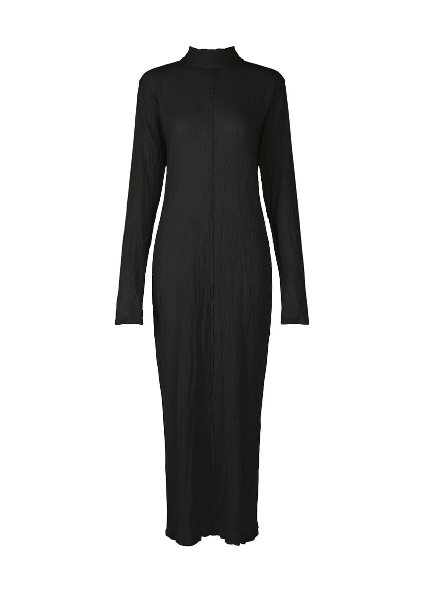 Karami Wool Dress in Black by Issey Miyake