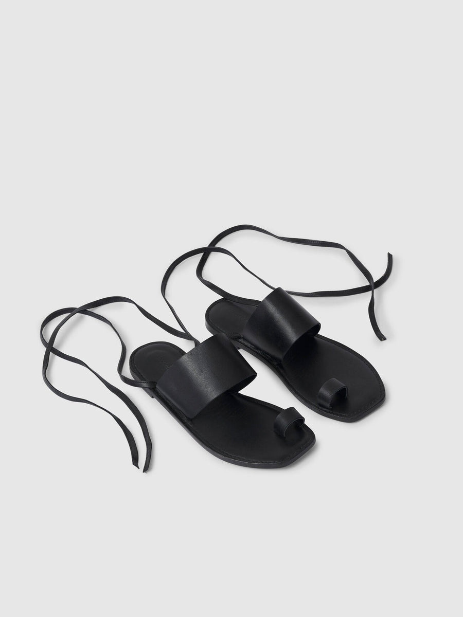 Katti Sandal in Black by Rodebjer-Rodebjer-Idlewild