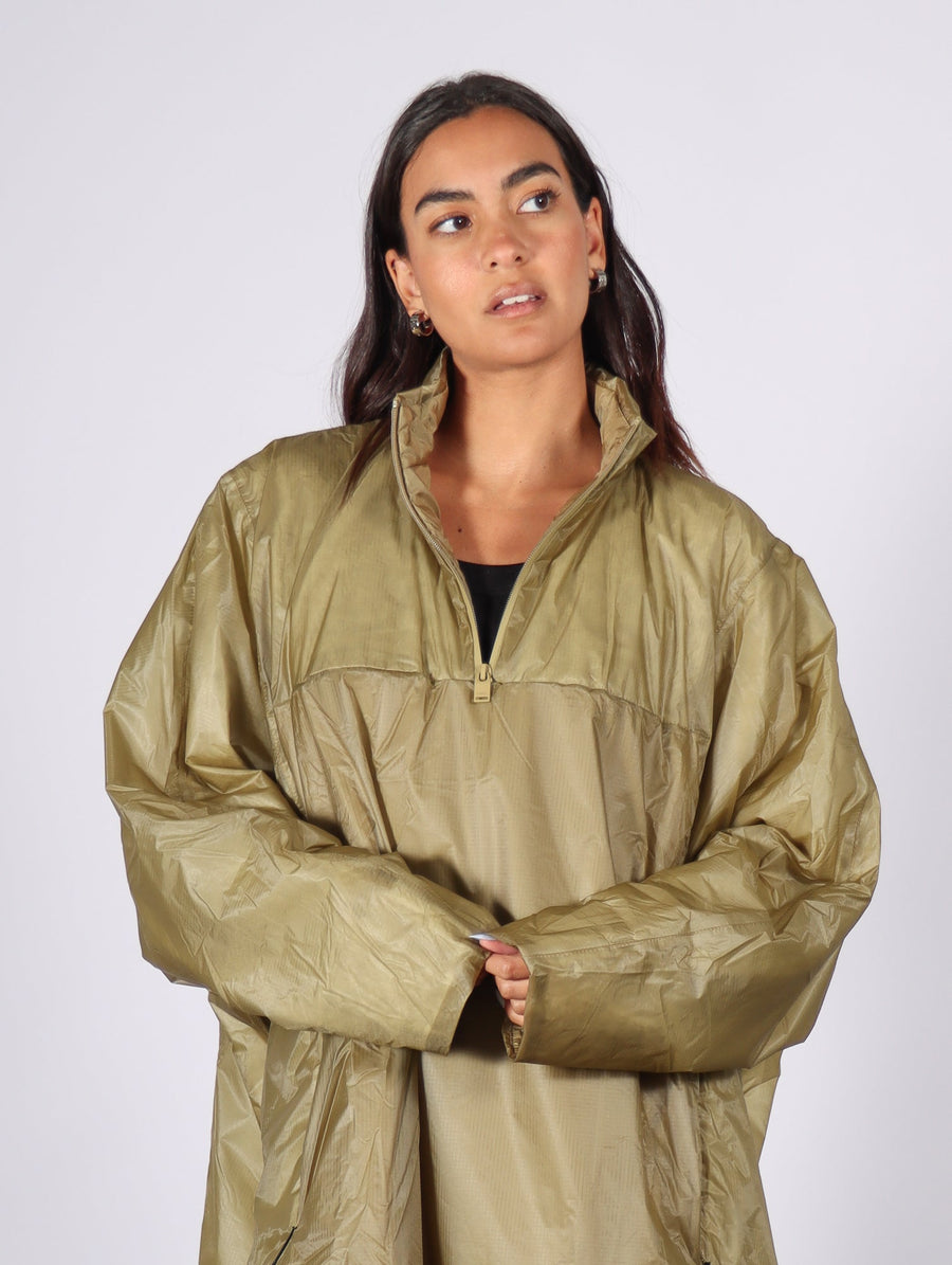 Kauto Insulated Poncho in Khaki by RAINS