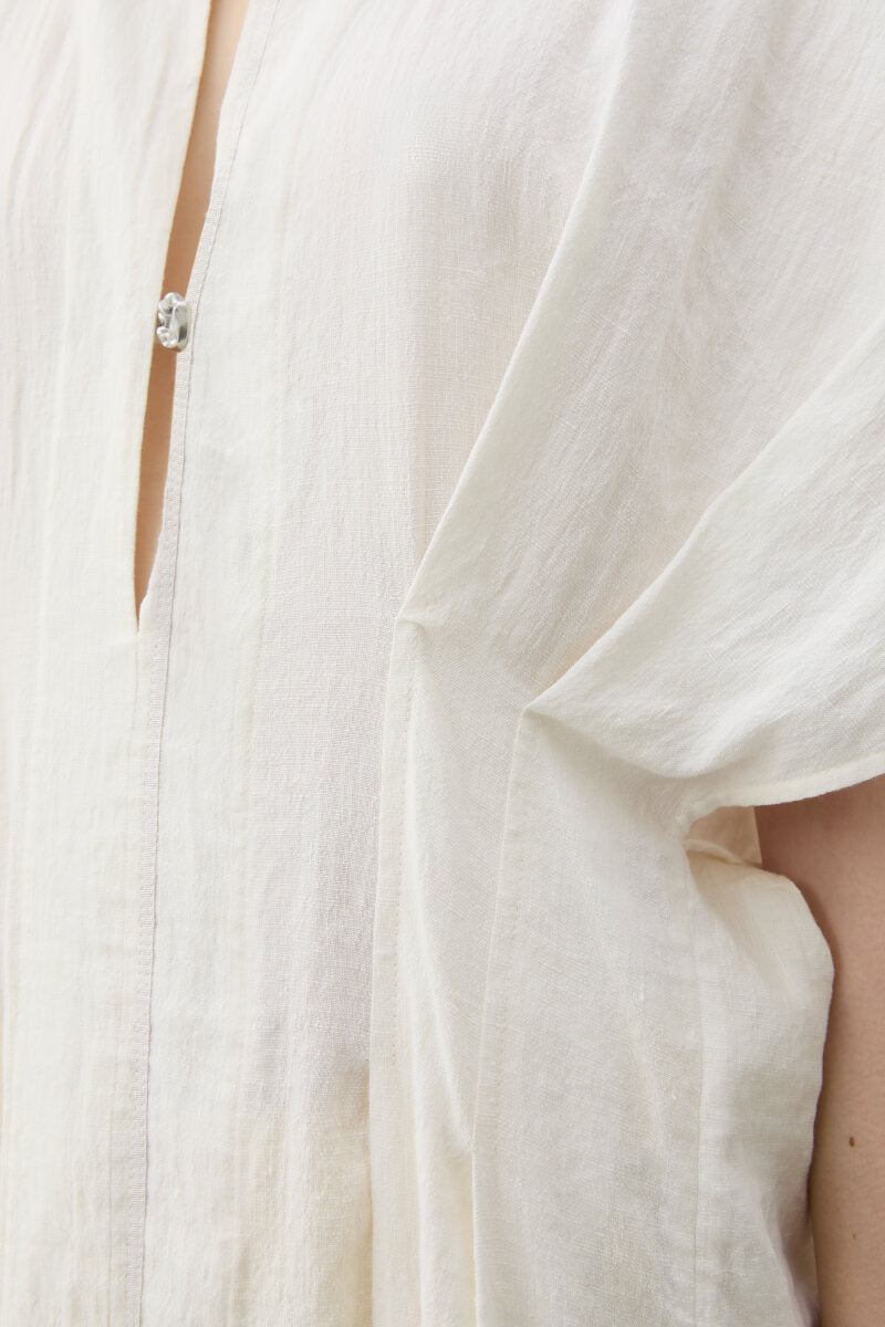Kimberly Linen Dress in White by Rodebjer-Dresses-Rodebjer-Idlewild