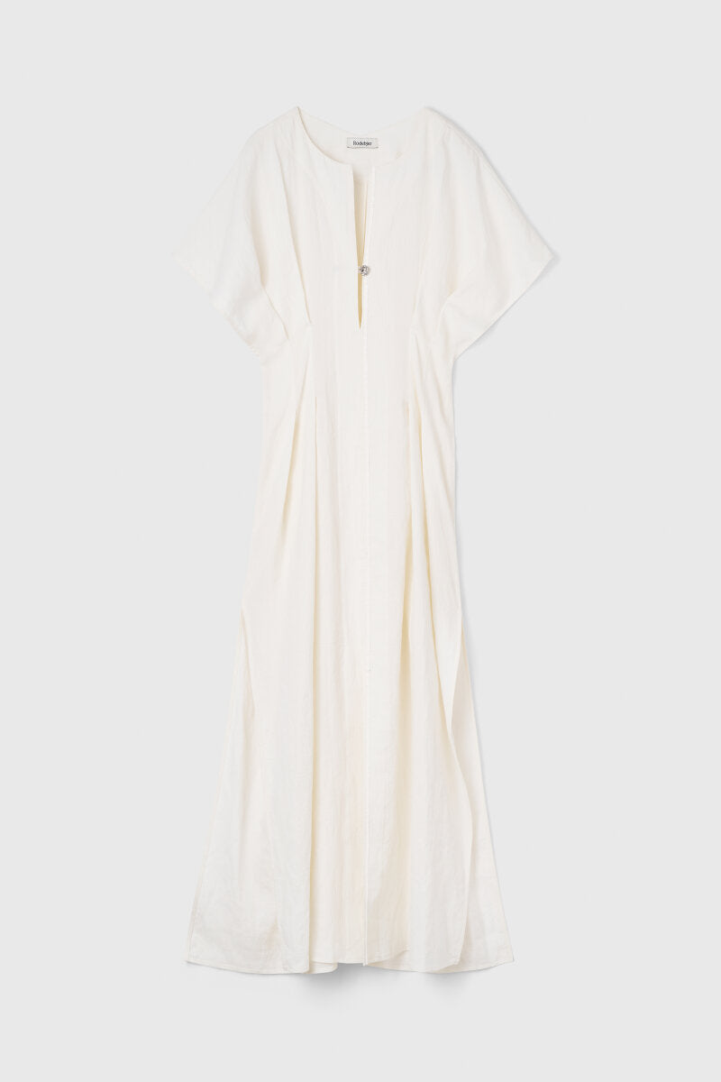 Kimberly Linen Dress in White by Rodebjer-Dresses-Rodebjer-Idlewild