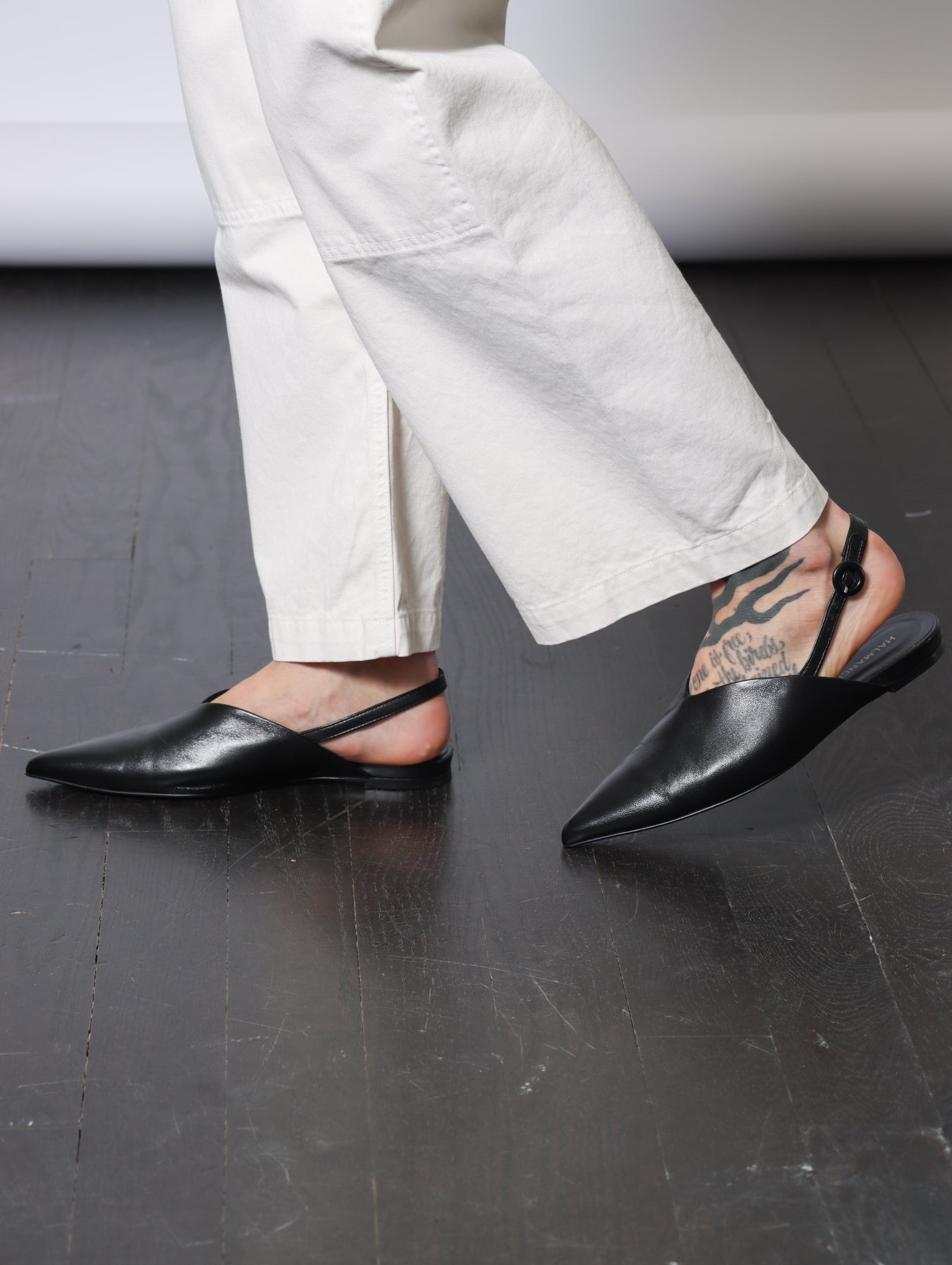 Las Pointed Flat in Baron Nero by Halmanera-Halmanera-Idlewild