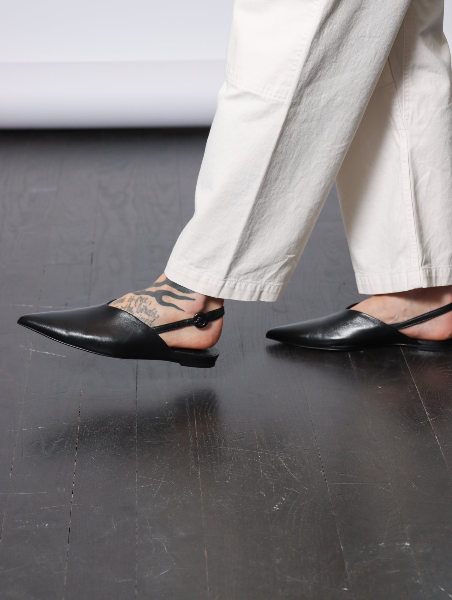 Las Pointed Flat in Baron Nero by Halmanera-Halmanera-Idlewild